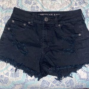 American Eagle Outfitters hi-rise festival destroyed shorts